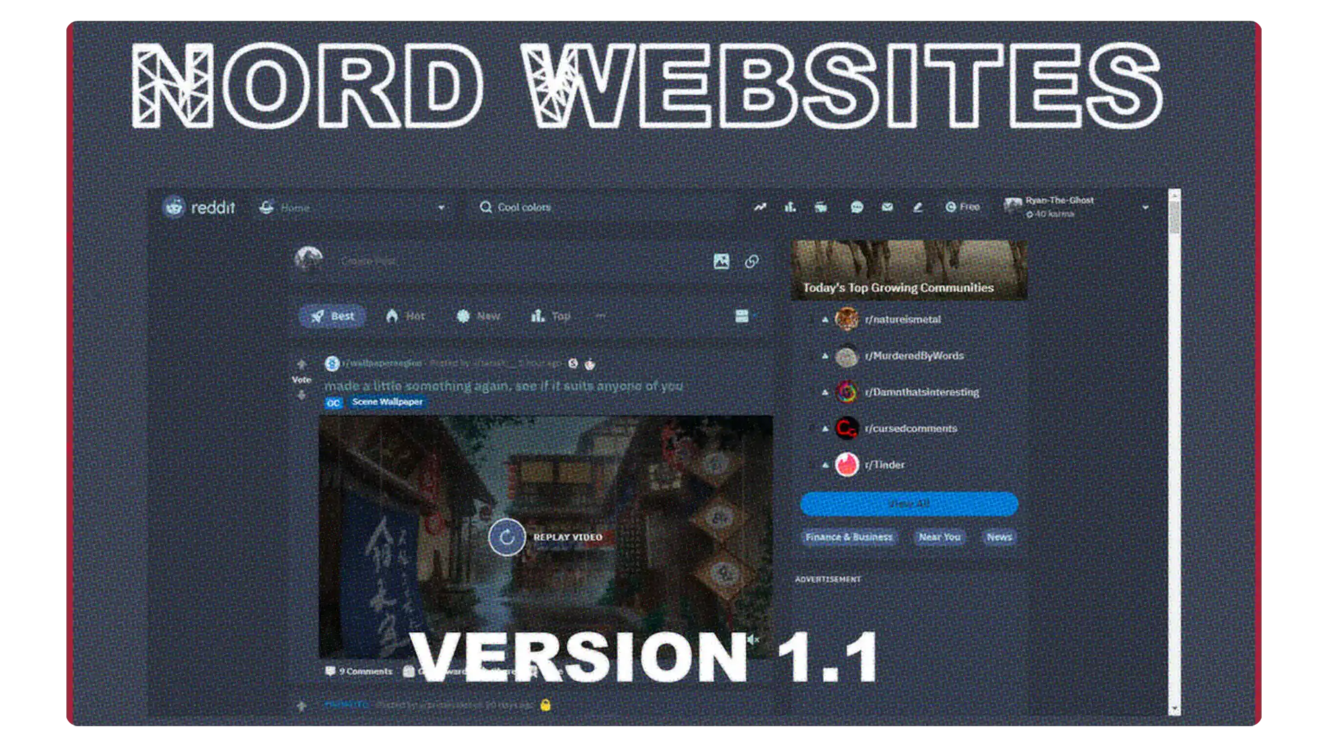 Nord-Websites Browser Extension Screenshot